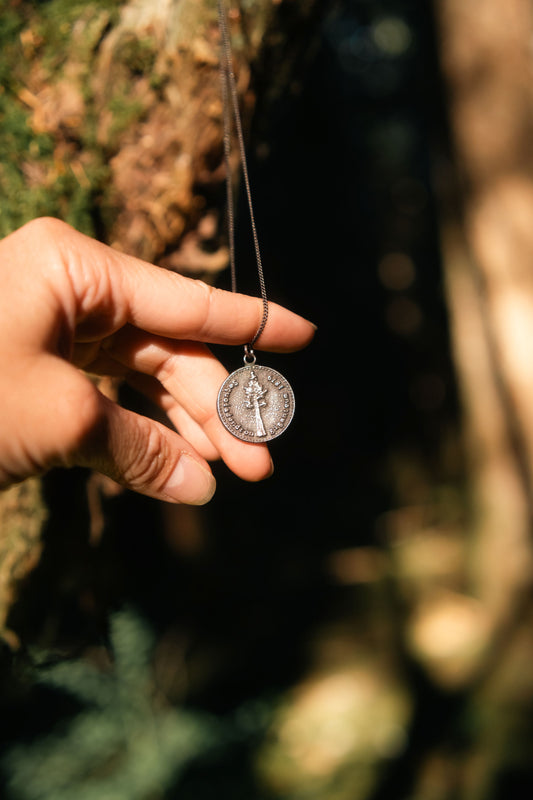 Giant Sequoia Pendant in Sterling Silver