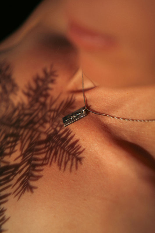 Douglas Fir Pendant in Sterling Silver